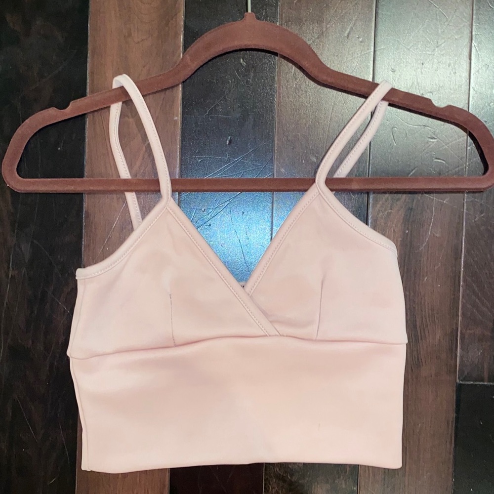 Pink crop top